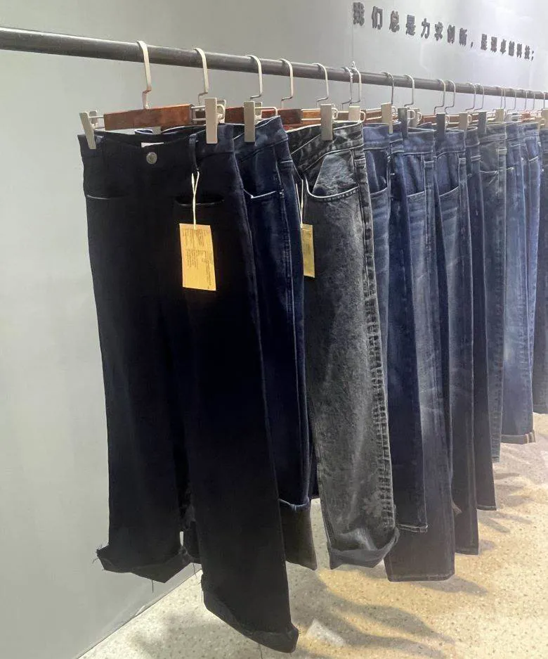 Freedom fancies chenille-cuffed jeans
