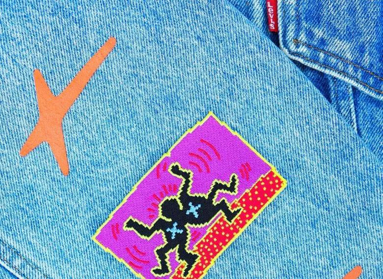 Keith Haring NFT turned into $40 back patch