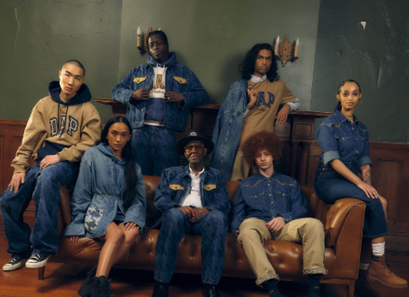 Head-to-toe denim for Gap and Dapper Dan