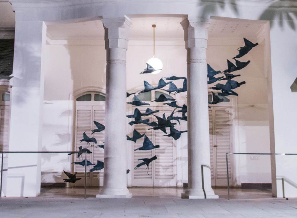 Indigo Art Museum display flies into Amsterdam