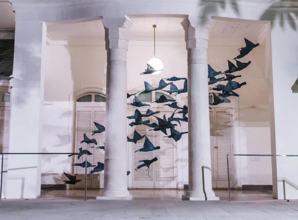 Indigo Art Museum display flies into Amsterdam