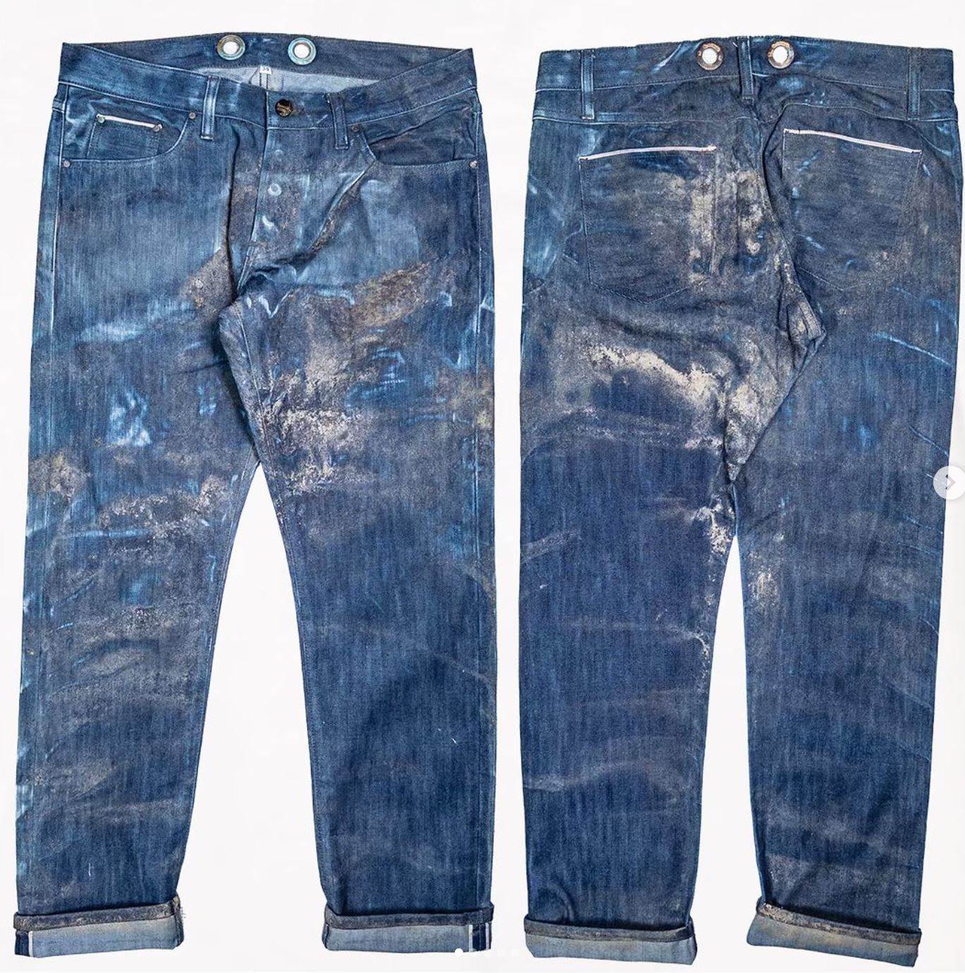 Sea-washed denim offers unique fades