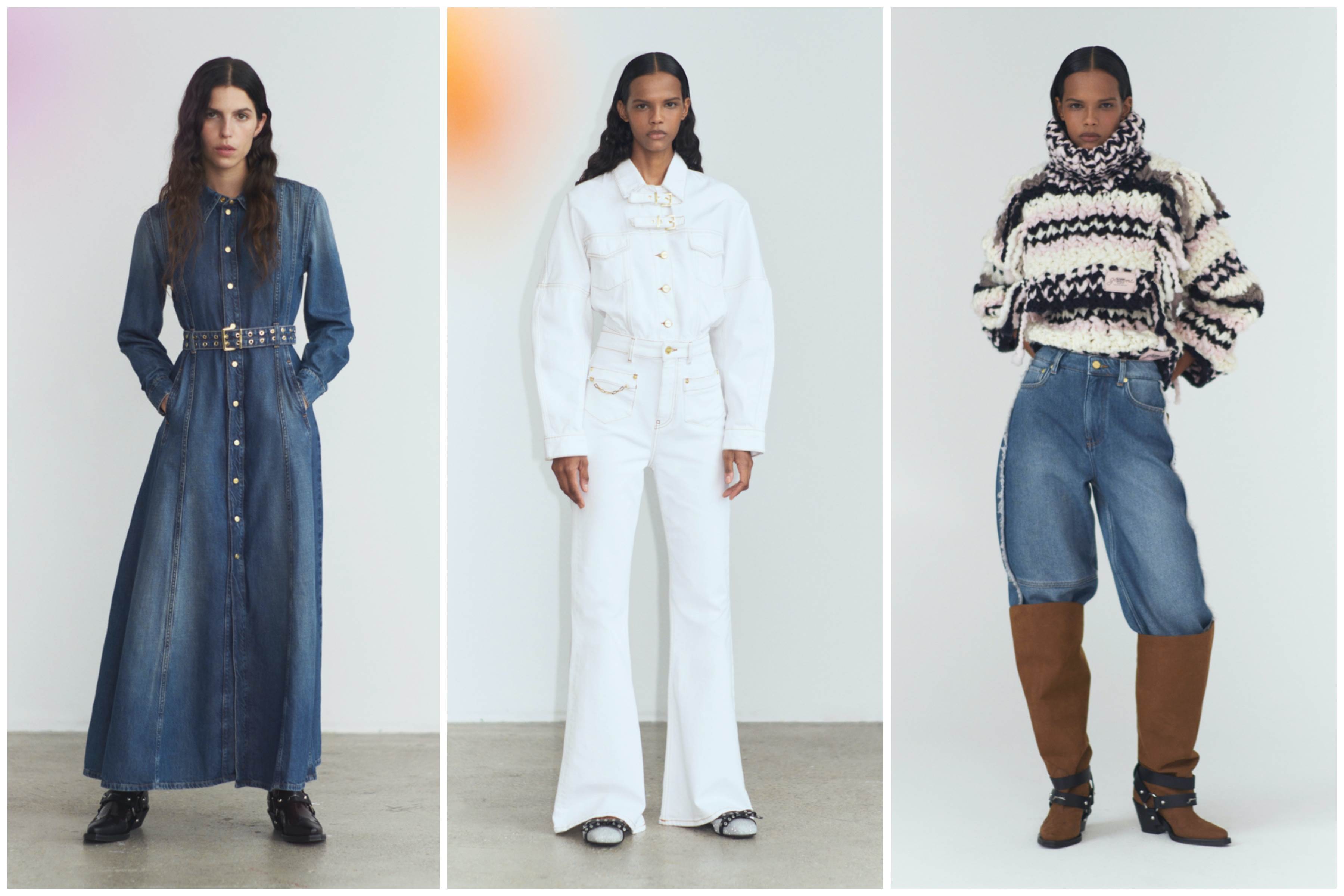 Ganni highlights Circulose denim in new collection
