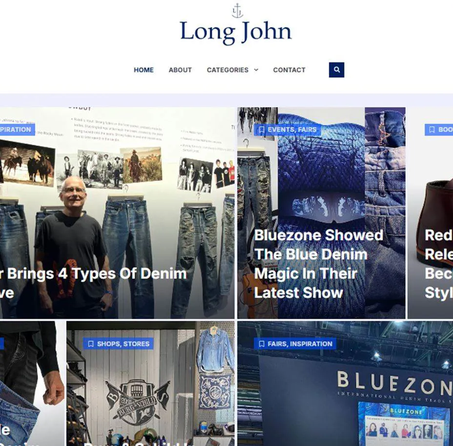 Fresh look for Long John website