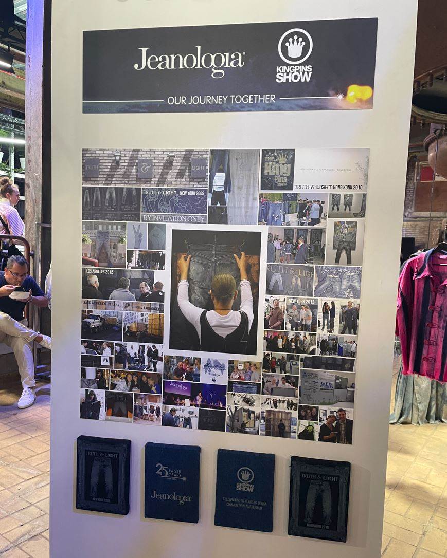 Laser celebration for Jeanologia at Kingpins