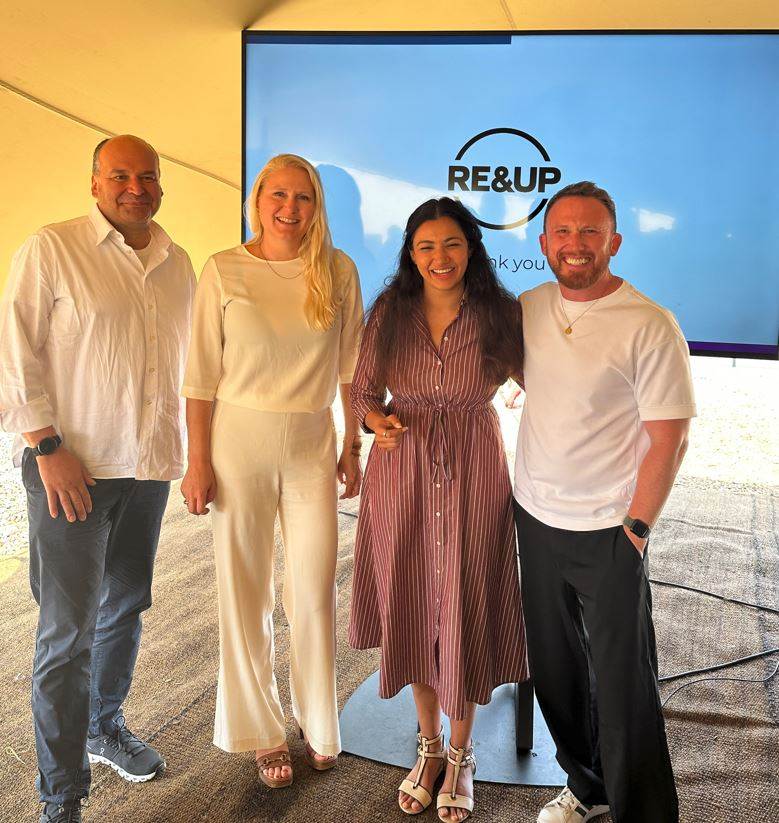 RE&UP breakfast charts fibre-to-fibre progress