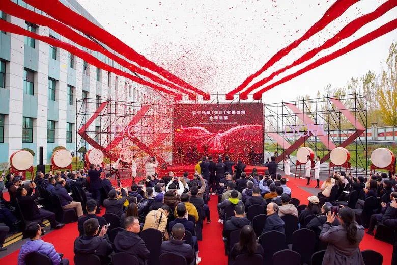 Formal opening of new Lycra factory in China