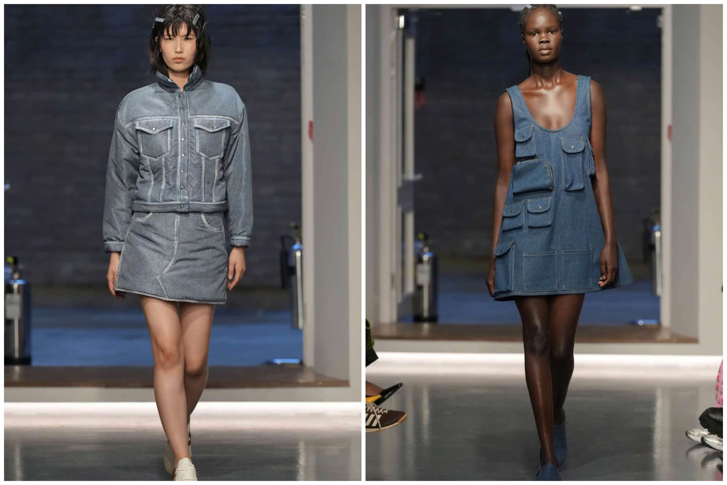 Ksenia Schnaider FW 26: evolution of her square jeans